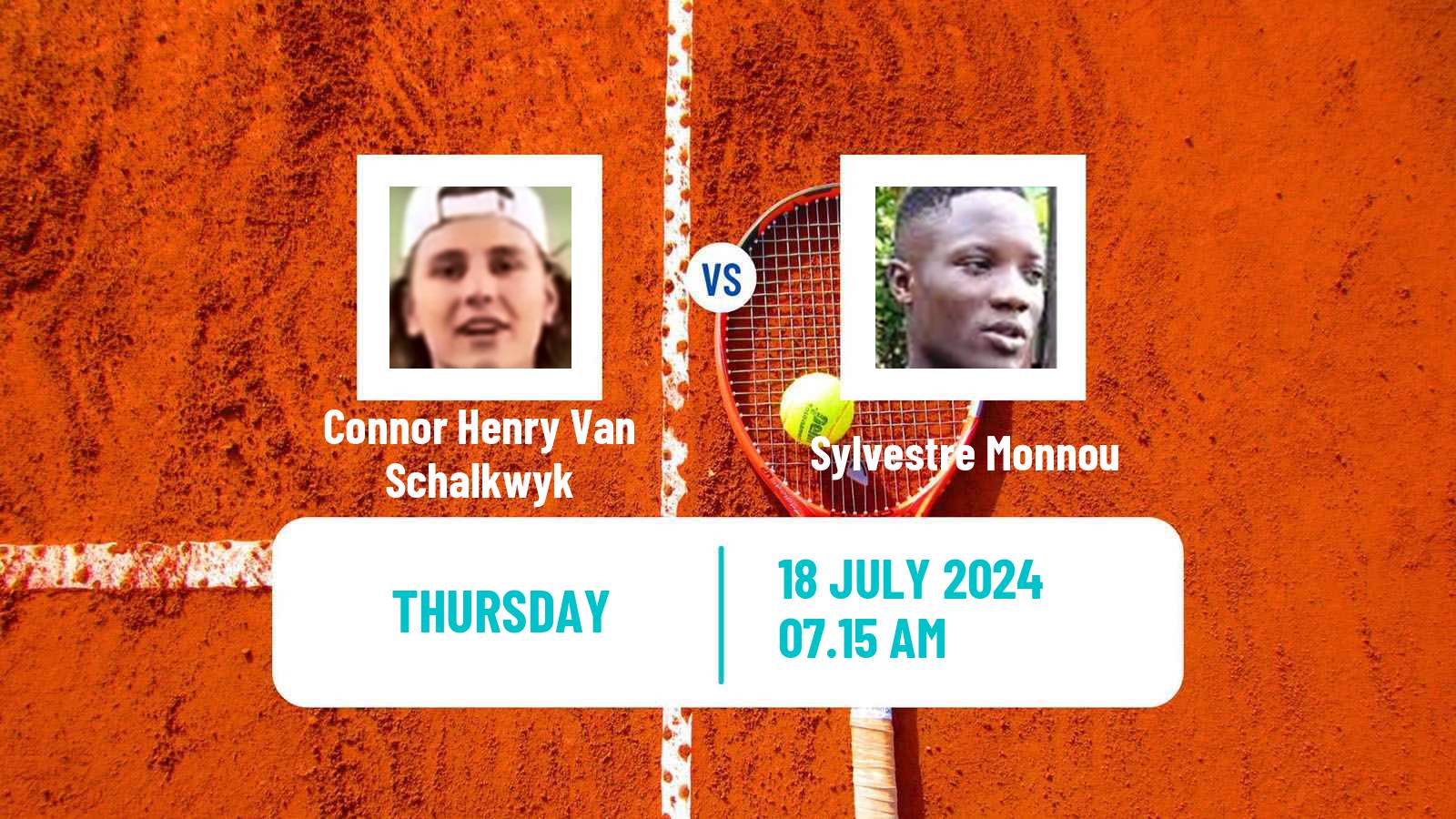 Tennis Davis Cup Group III Connor Henry Van Schalkwyk - Sylvestre Monnou