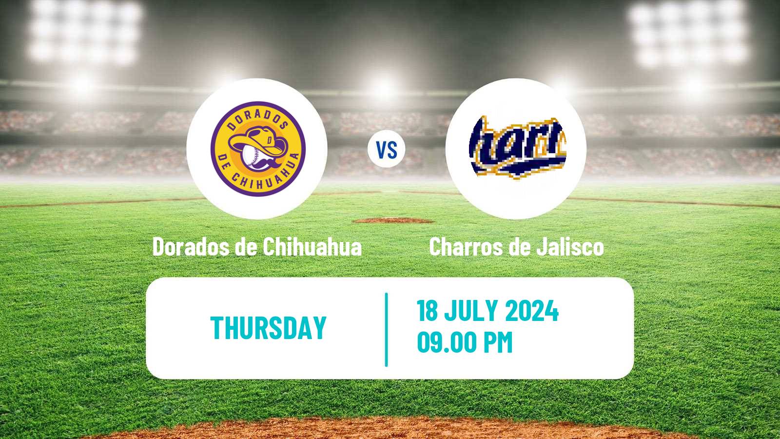 Baseball LMB Dorados de Chihuahua - Charros de Jalisco