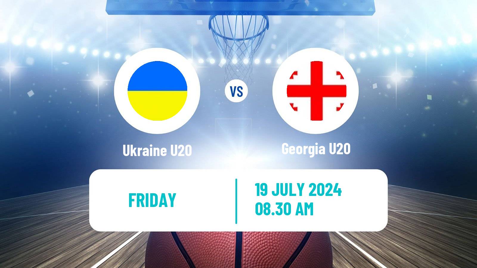 Basketball EuroBasket U20 B Ukraine U20 - Georgia U20