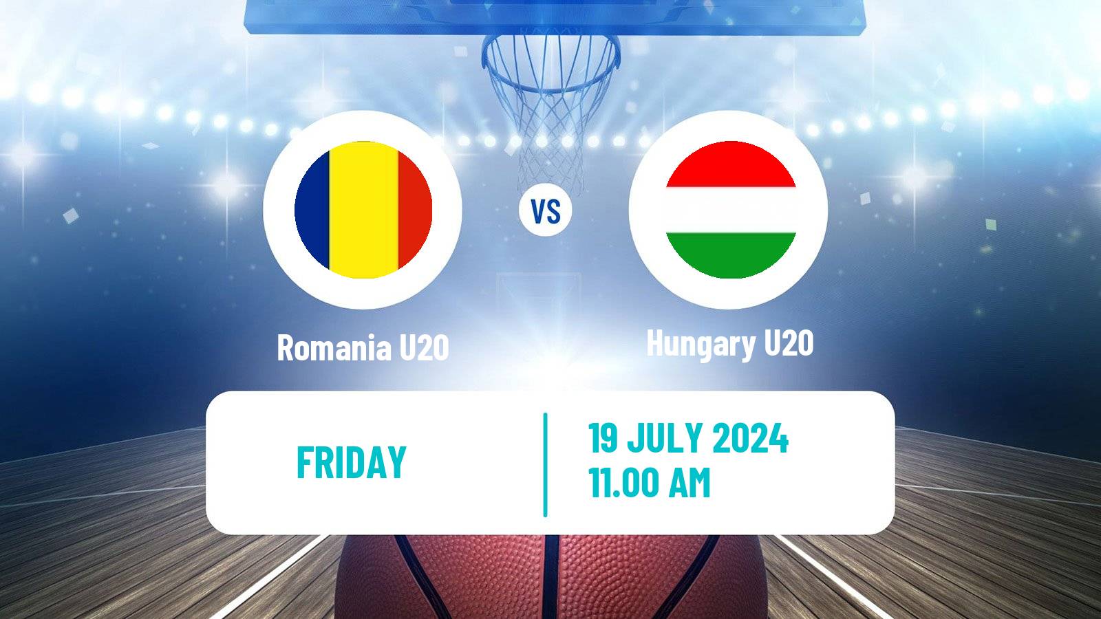 Basketball EuroBasket U20 B Romania U20 - Hungary U20