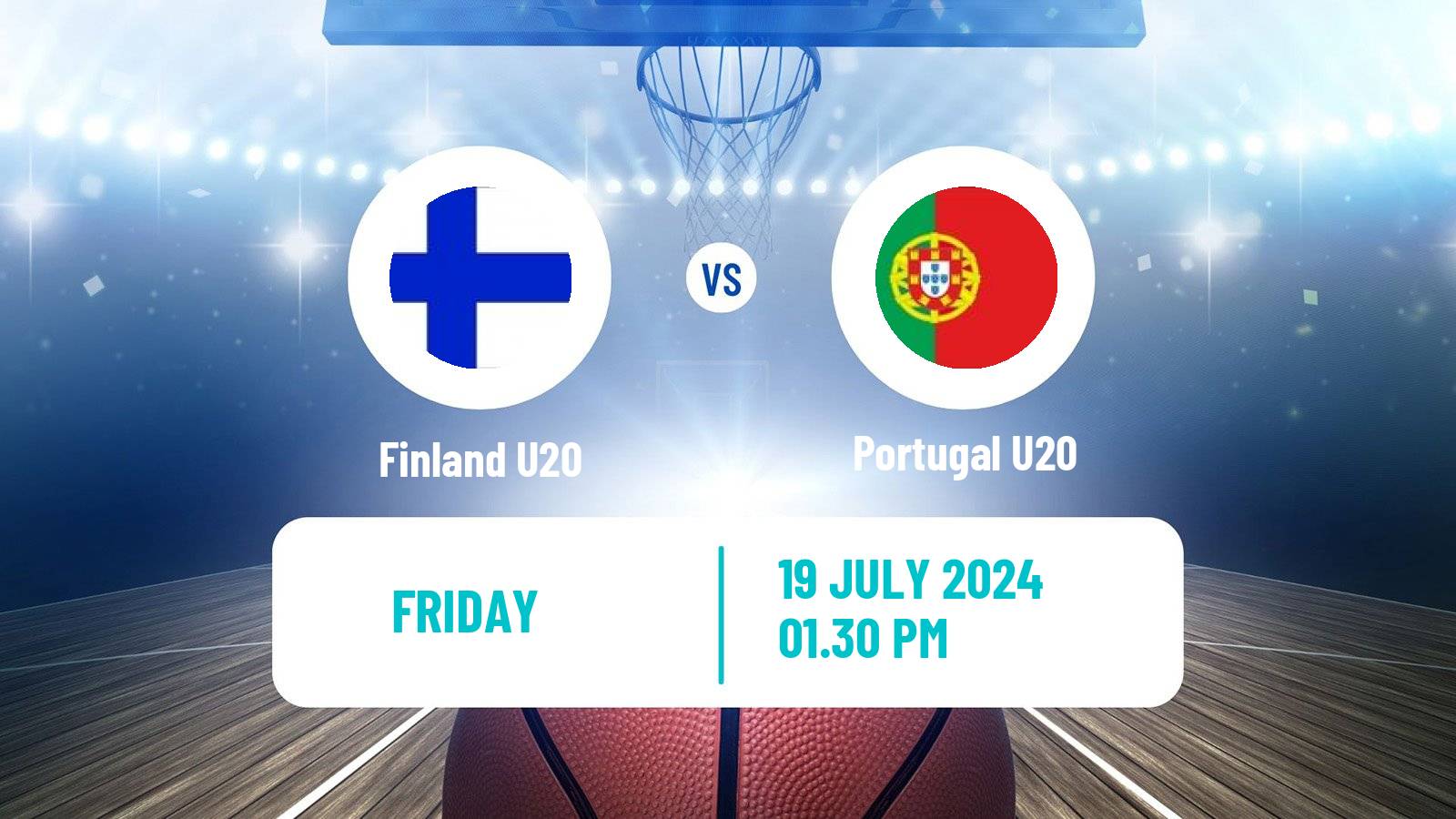 Basketball EuroBasket U20 B Finland U20 - Portugal U20