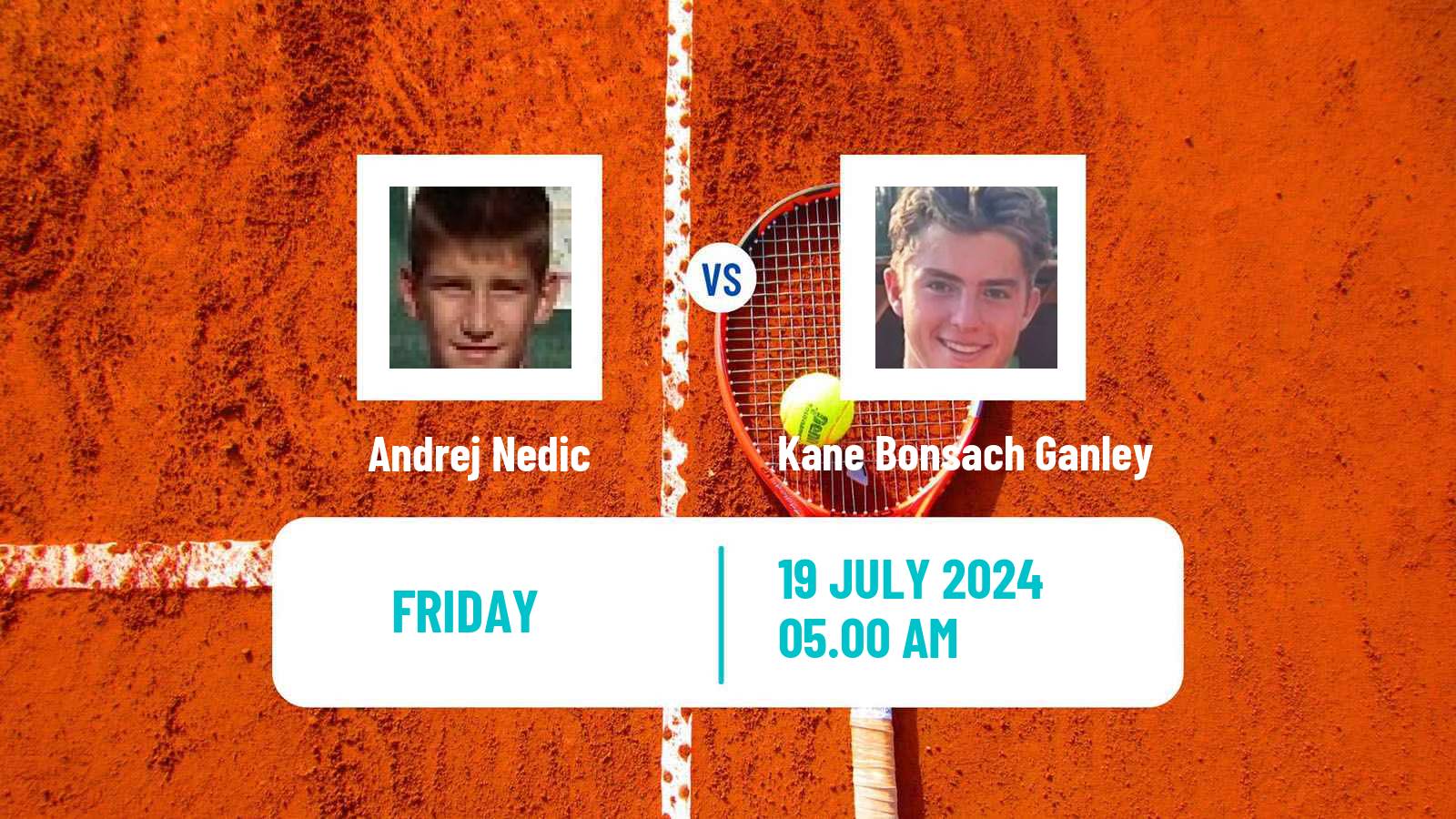 Tennis ITF M15 Kursumlijska Banja 11 Men Andrej Nedic - Kane Bonsach Ganley