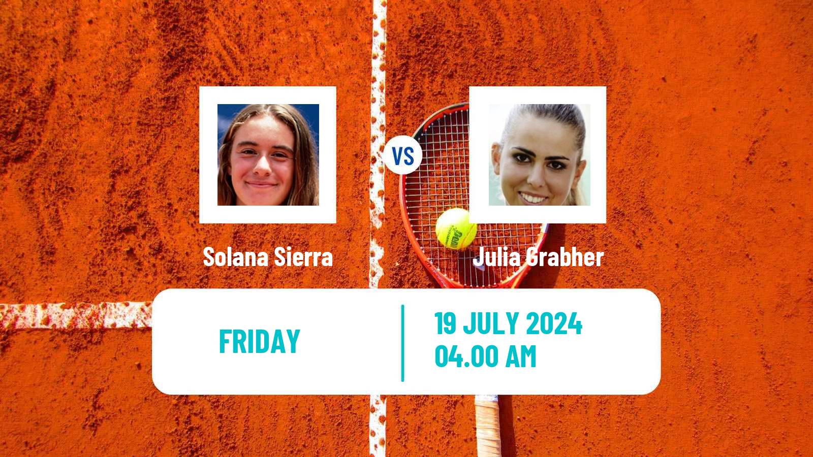 Tennis ITF W35 Torino Women Solana Sierra - Julia Grabher