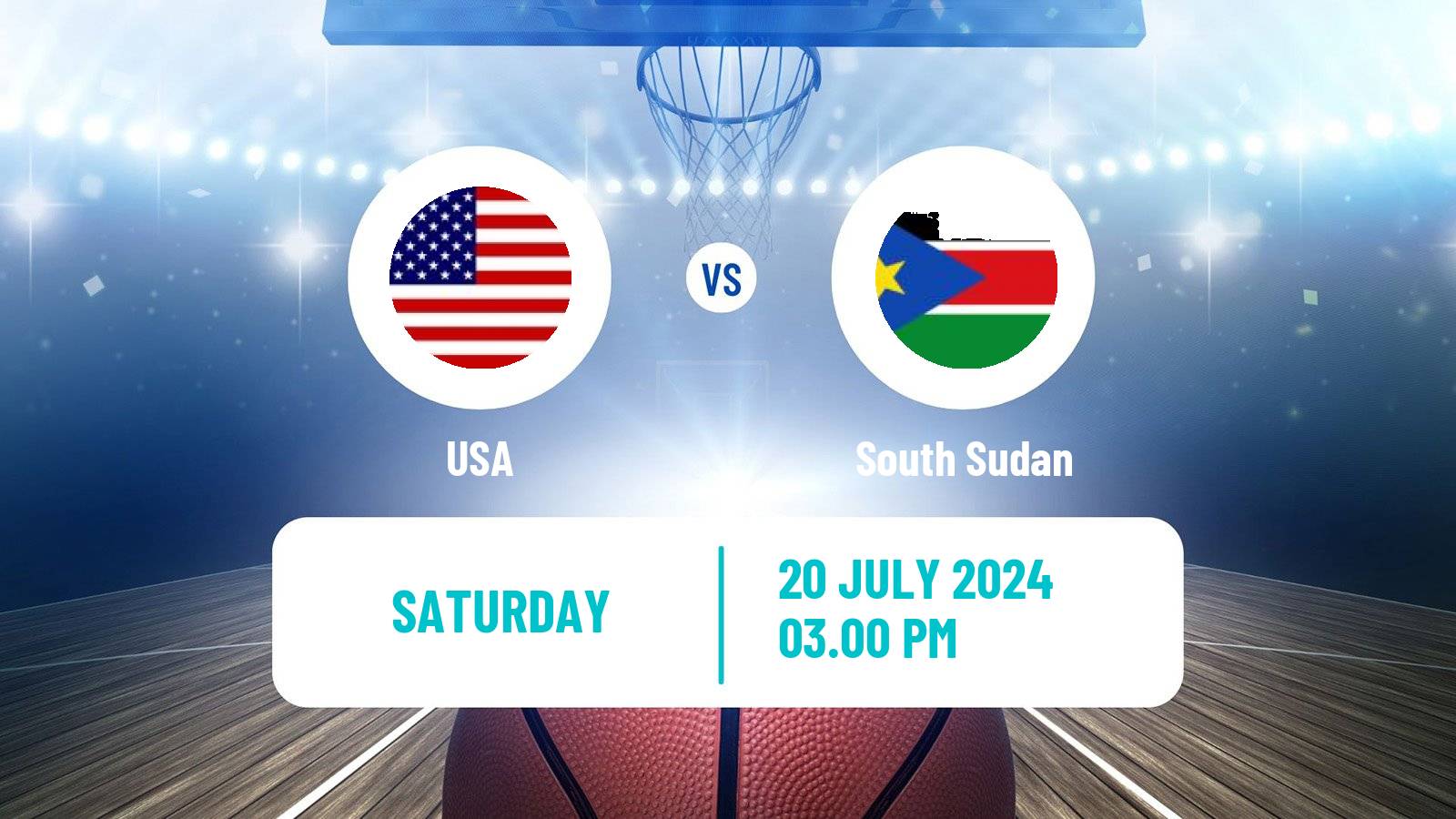 Basketball Friendly International Basketball USA - South Sudan