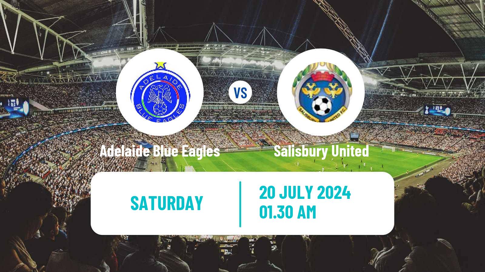 Soccer Australian SA State League Adelaide Blue Eagles - Salisbury United