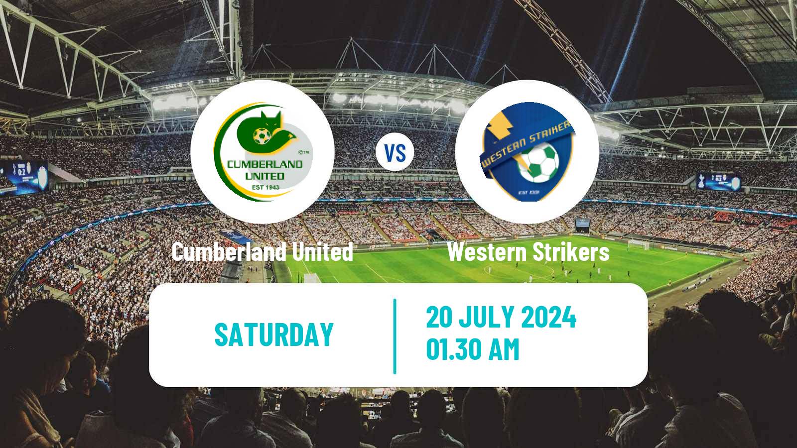 Soccer Australian SA State League Cumberland United - Western Strikers