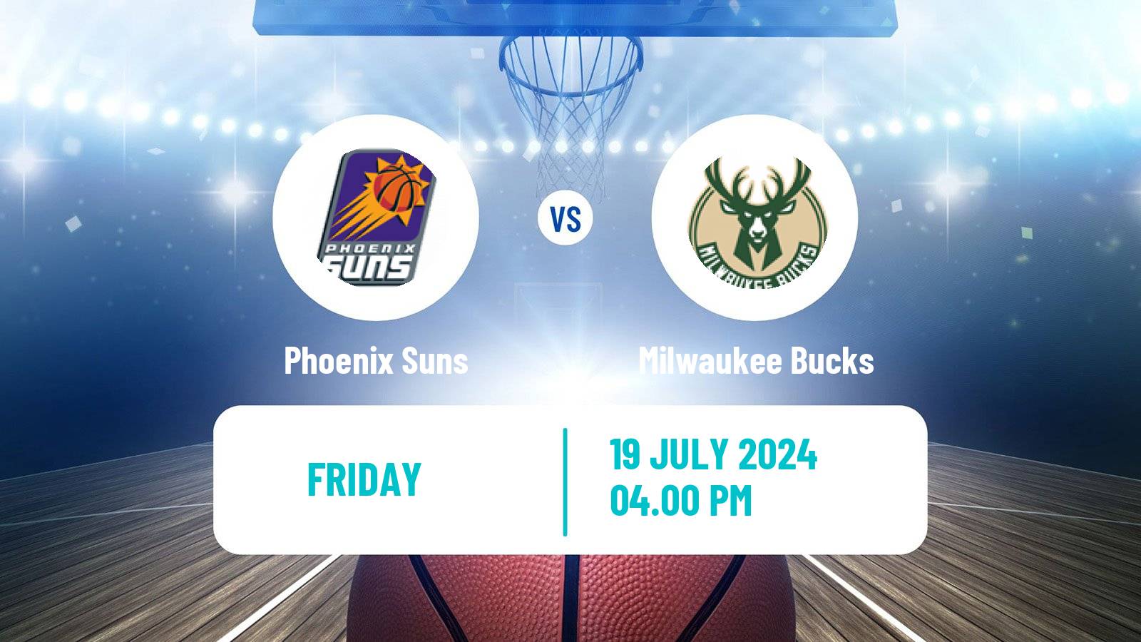 Basketball NBA Las Vegas Summer League Phoenix Suns - Milwaukee Bucks