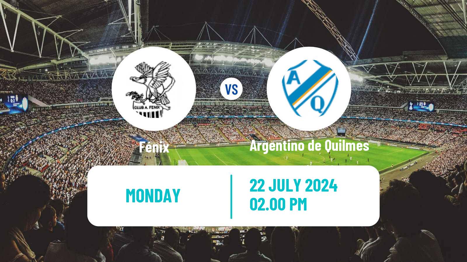 Soccer Argentinian Primera B Fénix - Argentino de Quilmes