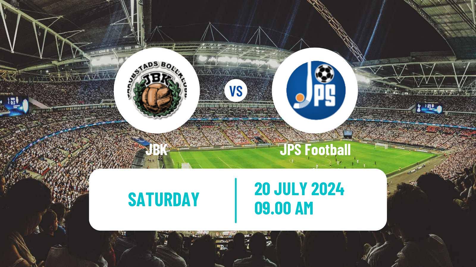 Soccer Finnish Kakkonen Group C JBK - JPS