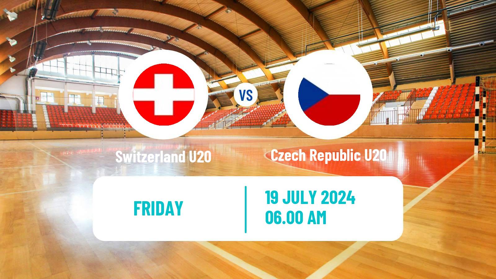 Handball European Championship U20 Handball Switzerland U20 - Czech Republic U20