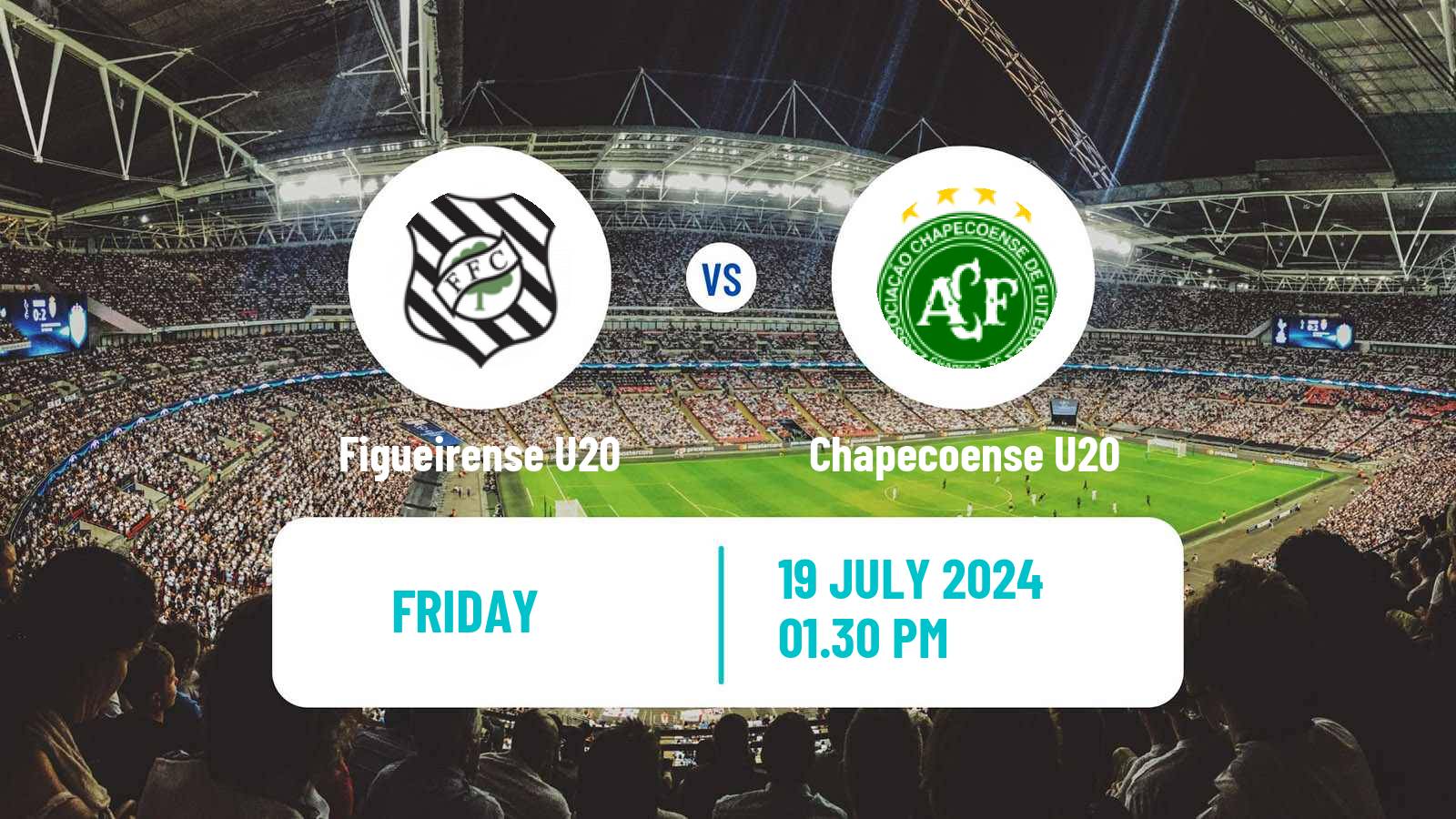 Soccer Brazilian Catarinense U20 Figueirense U20 - Chapecoense U20