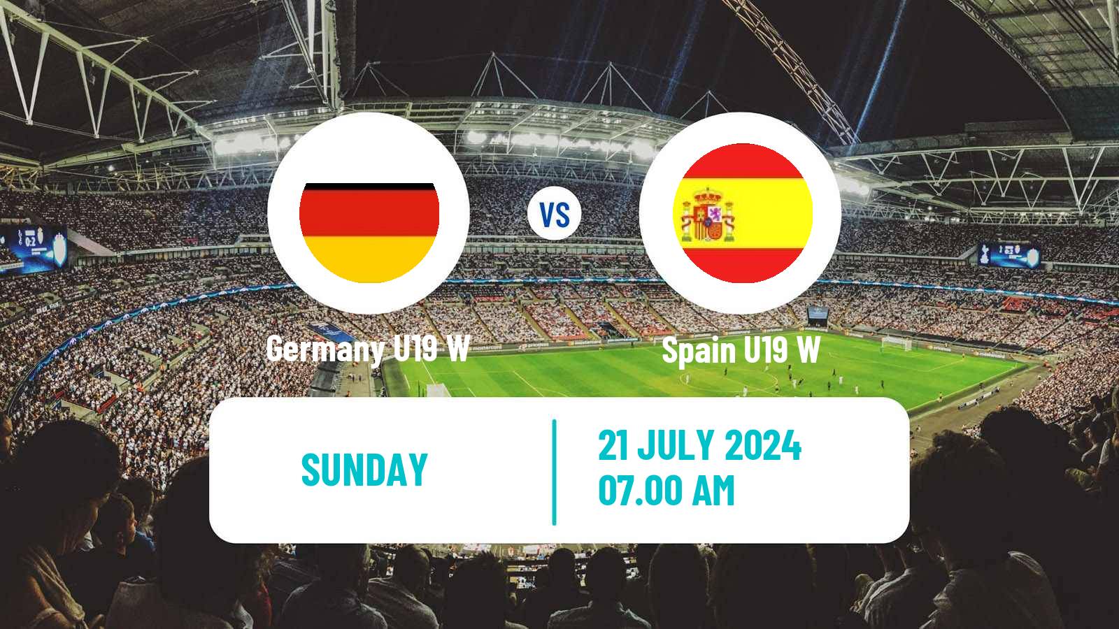 Soccer UEFA Euro U19 Women Germany U19 W - Spain U19 W