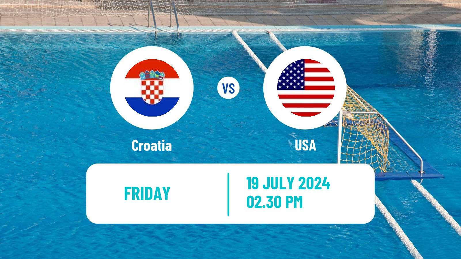 Water polo Friendly International Water Polo Croatia - USA