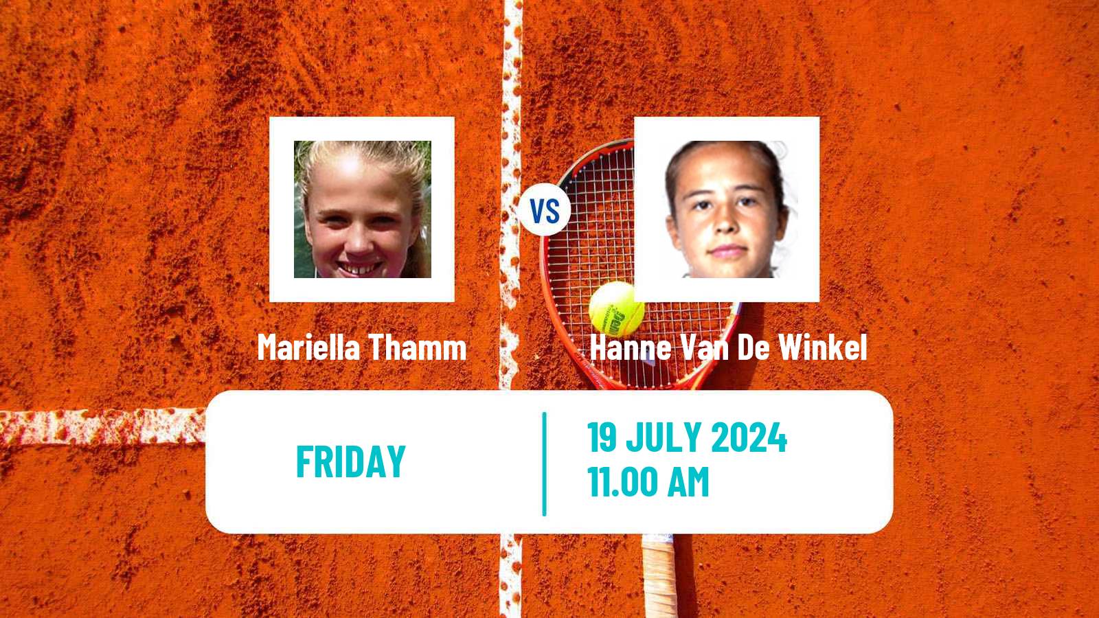 Tennis ITF W35 Darmstadt Women Mariella Thamm - Hanne Van De Winkel