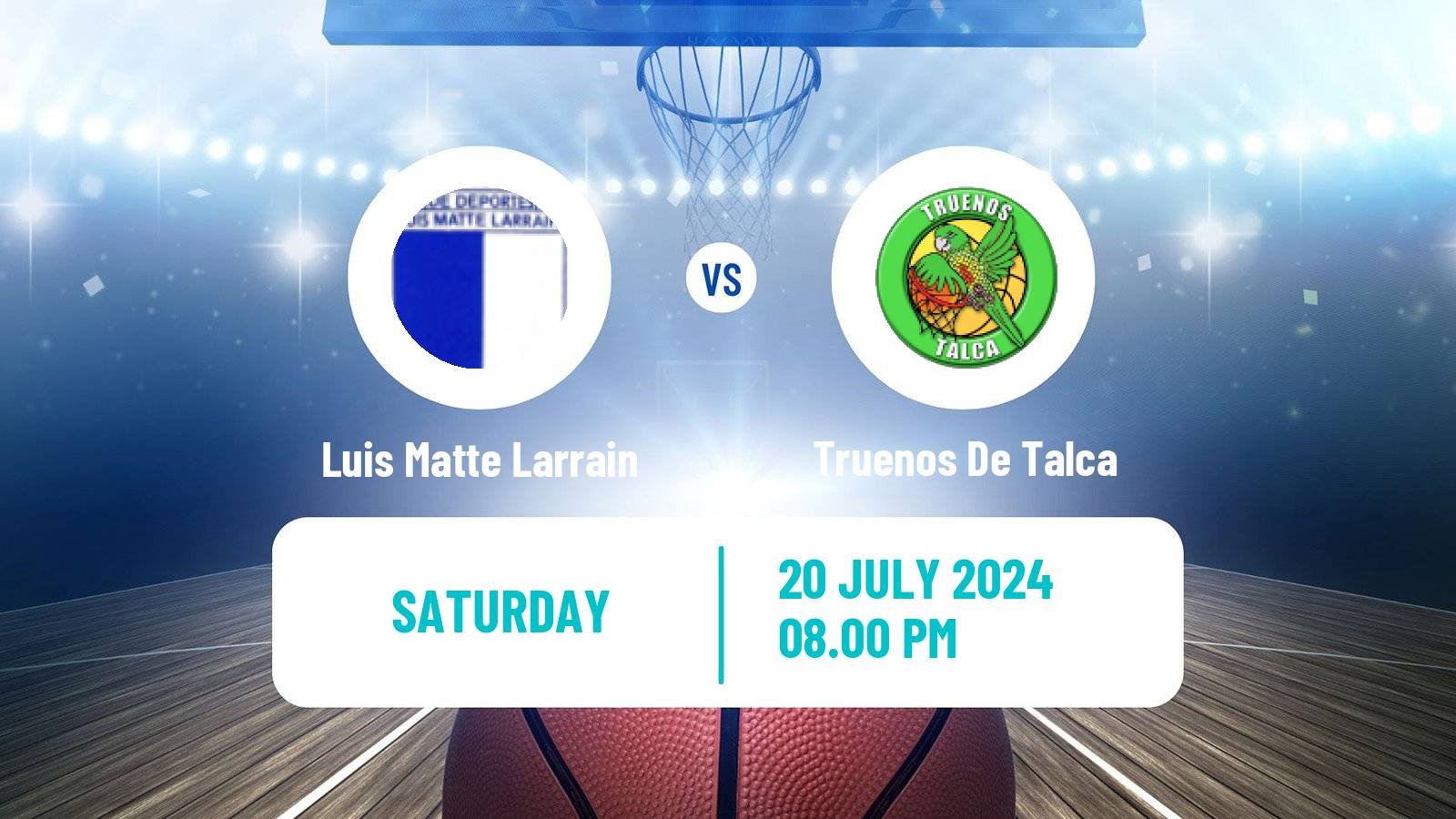 Basketball Chilean LNB 2 Luis Matte Larrain - Truenos De Talca