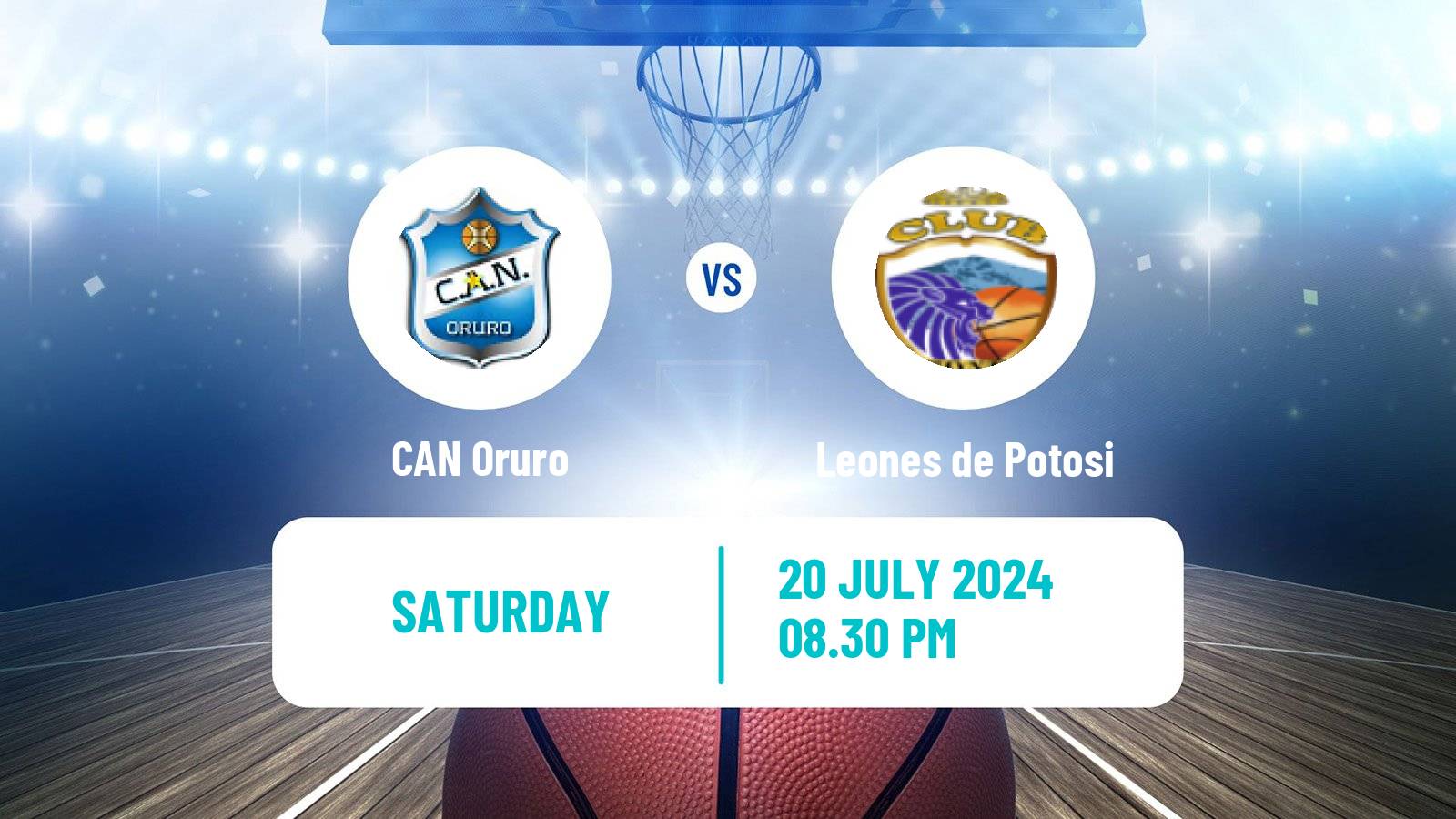 Basketball Bolivian Libobasquet CAN Oruro - Leones de Potosi