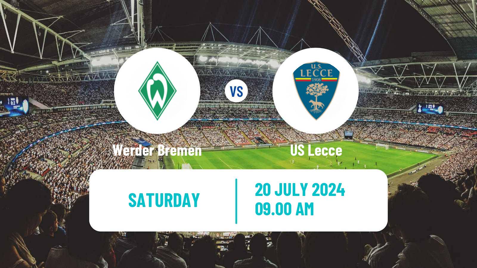 Soccer Club Friendly Werder Bremen - Lecce