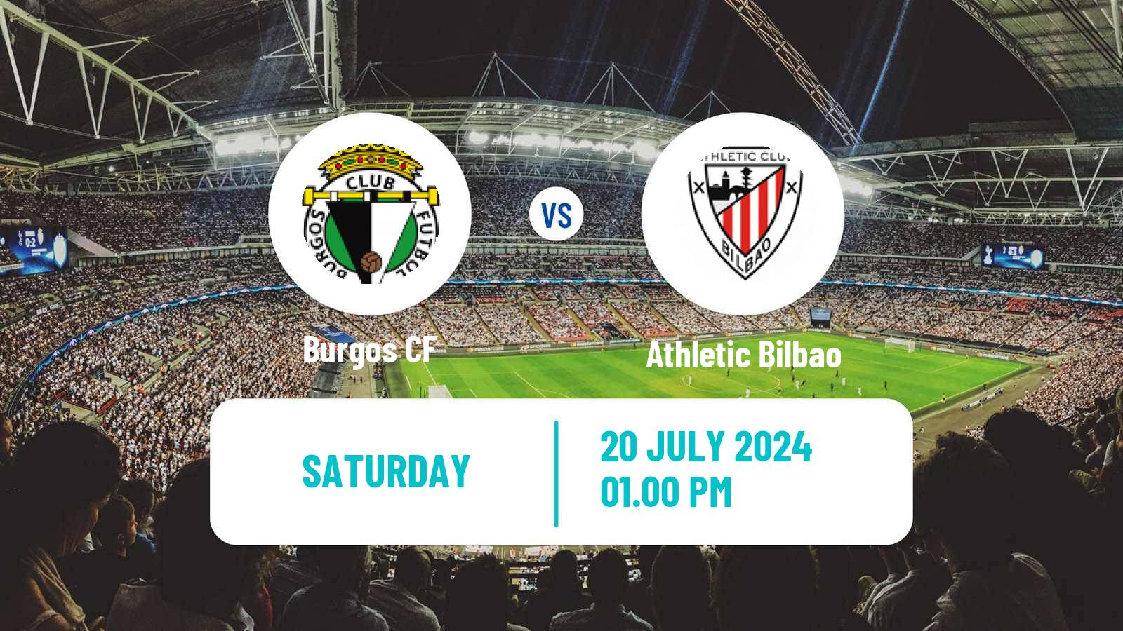 Soccer Club Friendly Burgos - Athletic Bilbao