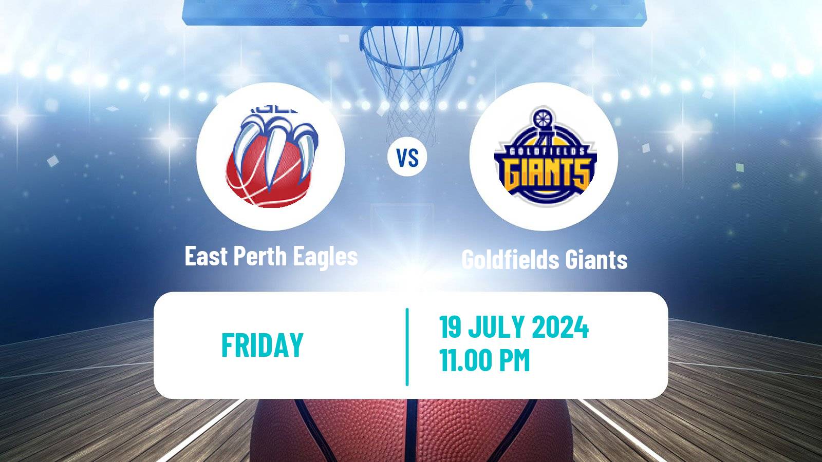 Basketball Australian NBL1 West Women East Perth Eagles - Goldfields Giants