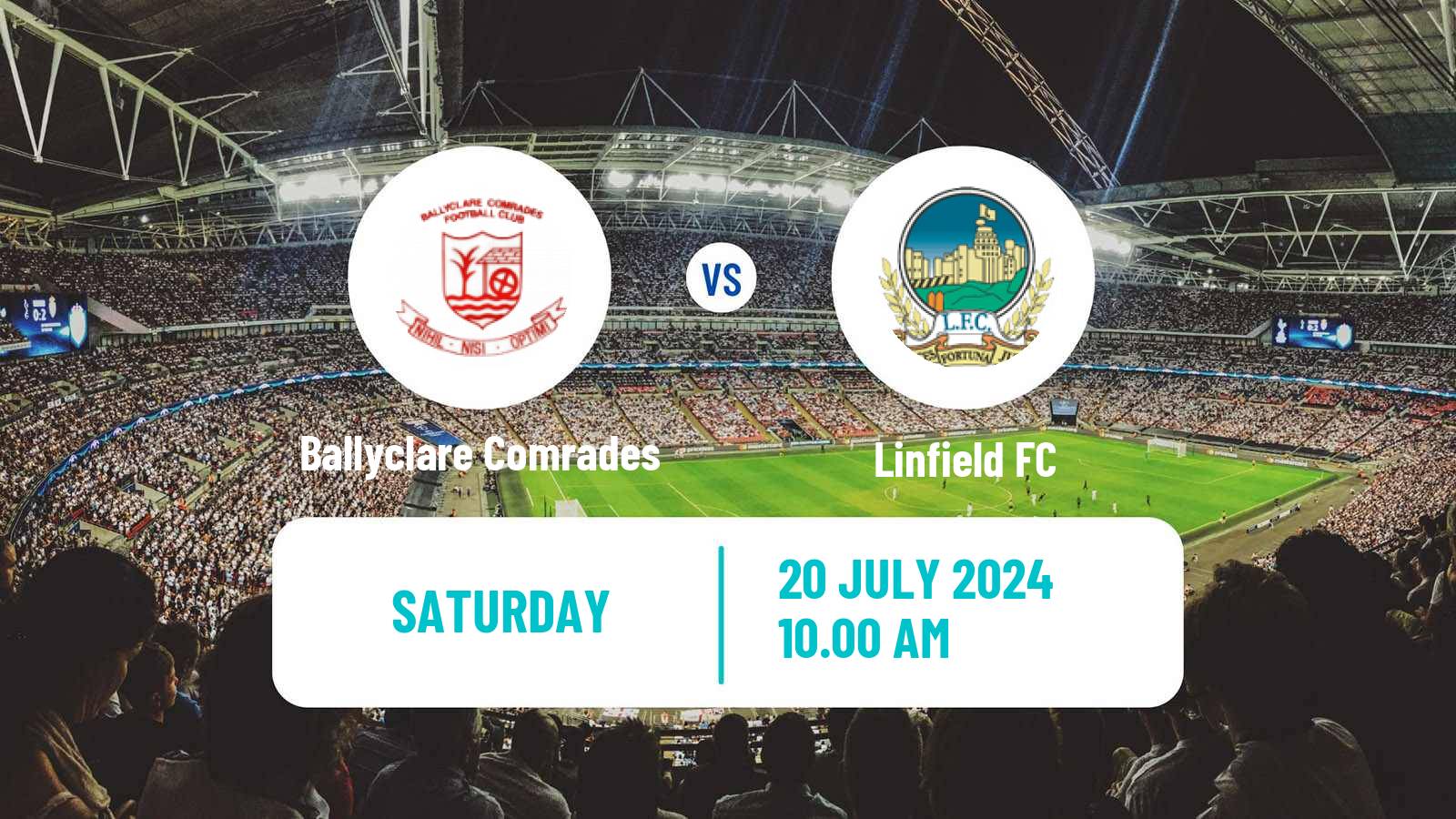 Soccer Club Friendly Ballyclare Comrades - Linfield