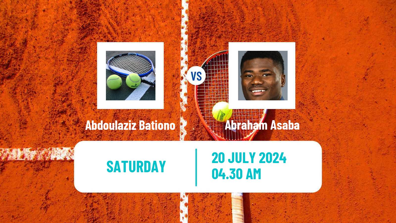 Tennis Davis Cup Group III Abdoulaziz Bationo - Abraham Asaba