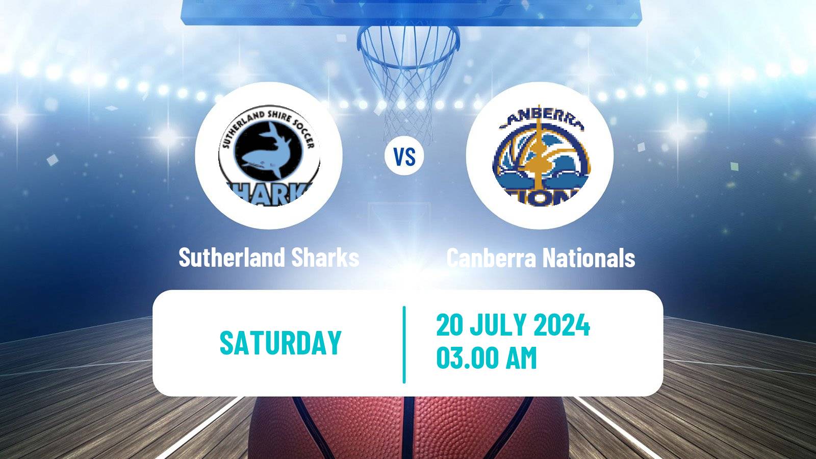 Basketball Australian NBL1 East Women Sutherland Sharks - Canberra Nationals