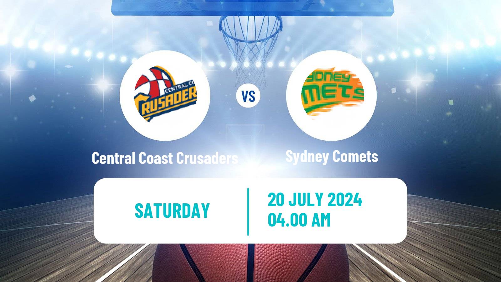 Basketball Australian NBL1 East Women Central Coast Crusaders - Sydney Comets