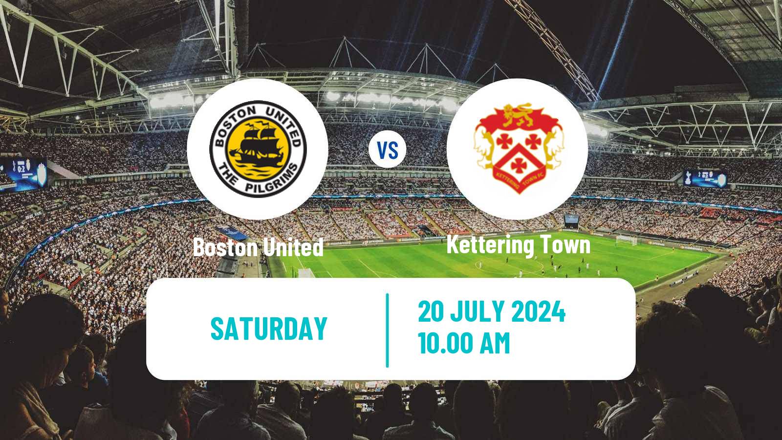 Soccer Club Friendly Boston United - Kettering Town