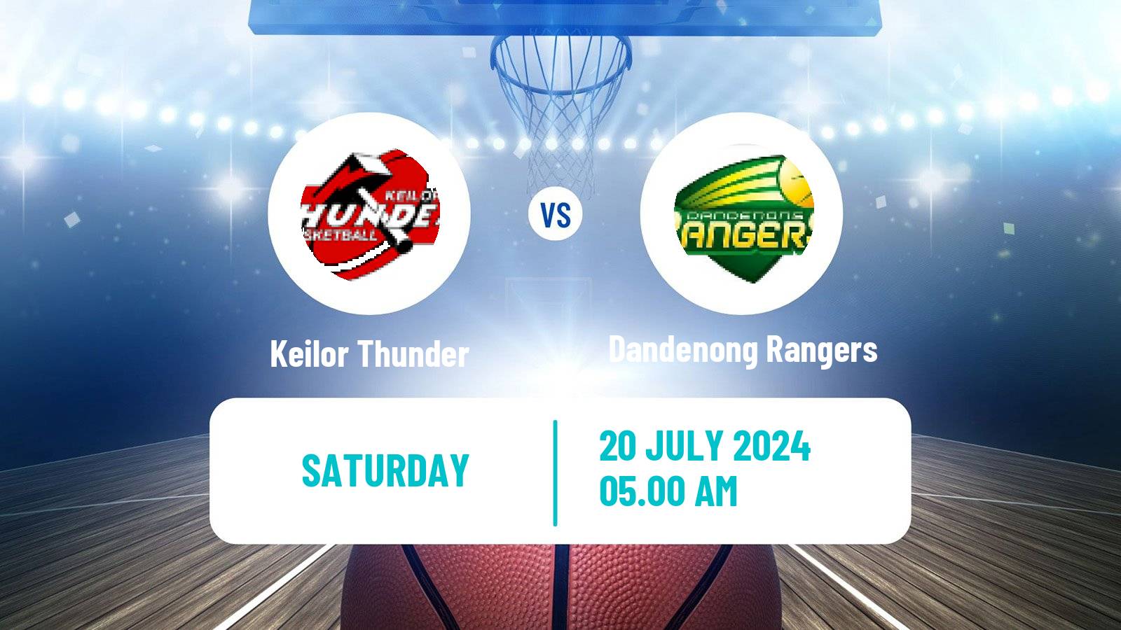 Basketball Australian NBL1 South Women Keilor Thunder - Dandenong Rangers