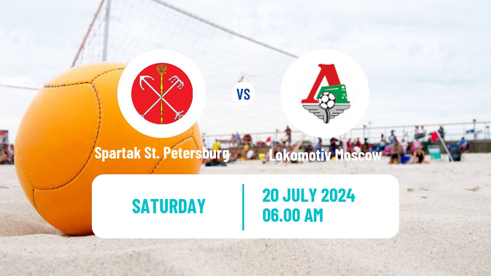 Beach soccer Superliga Spartak St. Petersburg - Lokomotiv Moscow