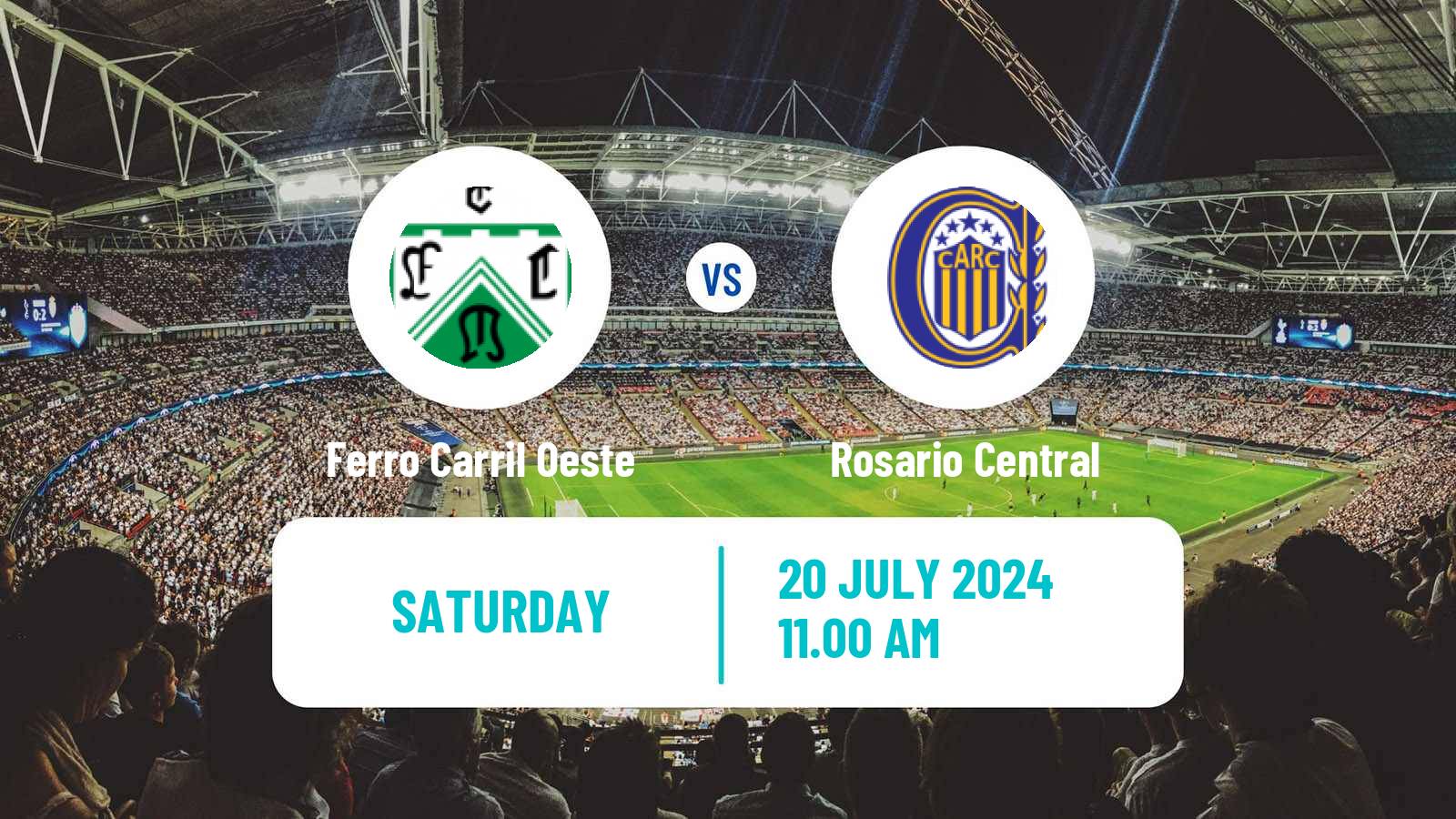 Soccer Argentinian Primera A Women Ferro Carril Oeste - Rosario Central