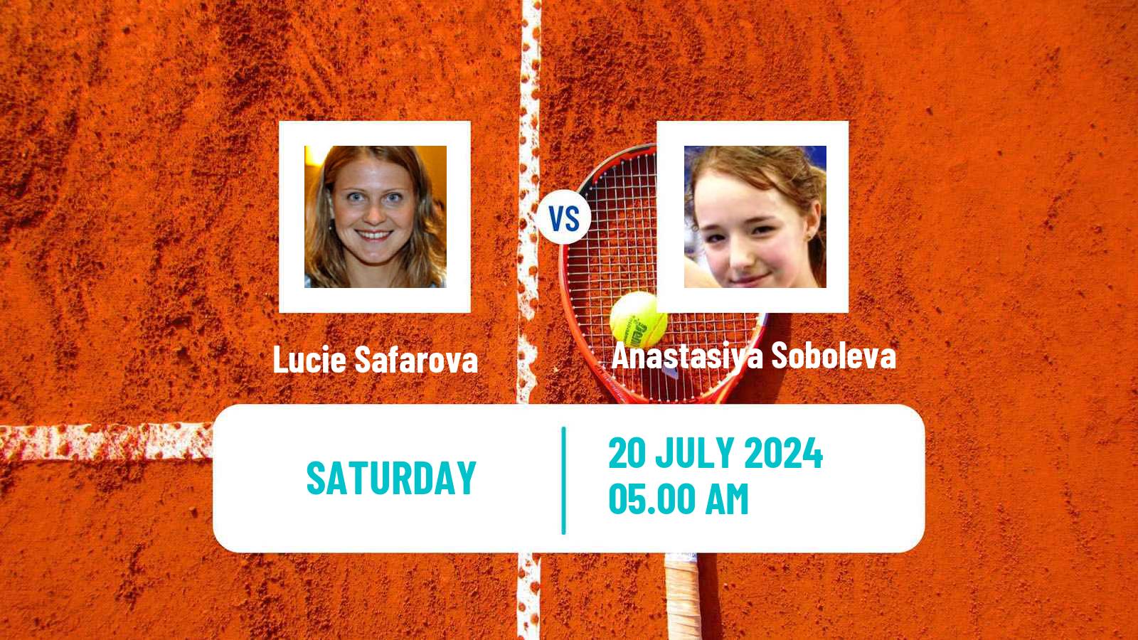 Tennis WTA Prague Lucie Safarova - Anastasiya Soboleva