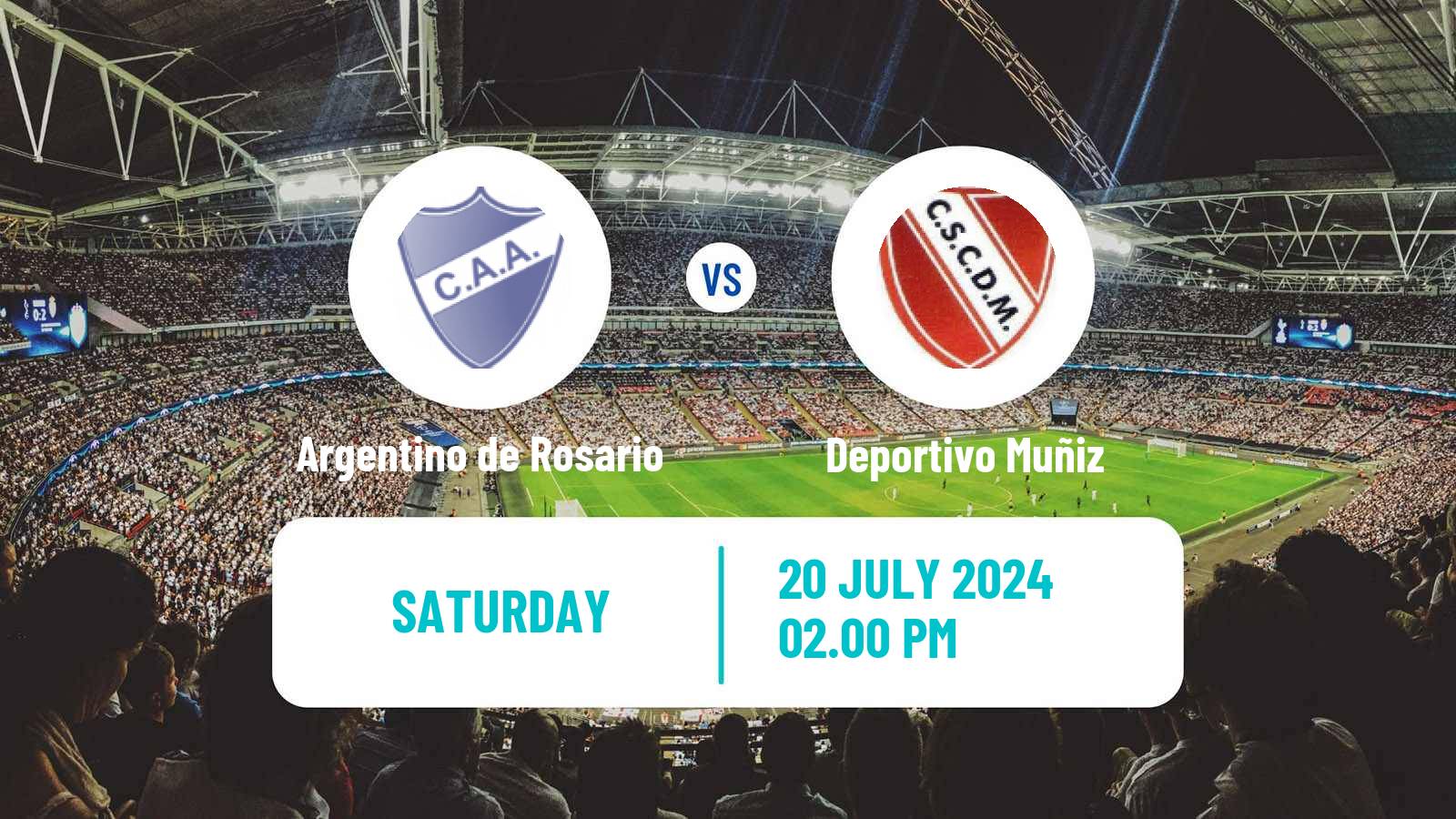 Soccer Argentinian Primera C Argentino de Rosario - Deportivo Muñiz