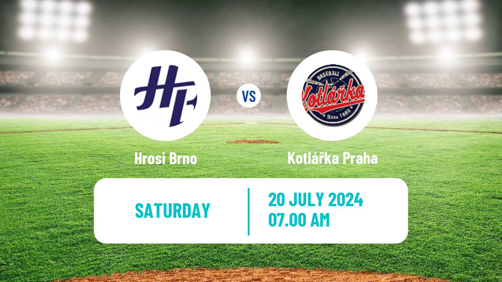 Baseball Czech Extraliga Baseball Hrosi Brno - Kotlářka Praha