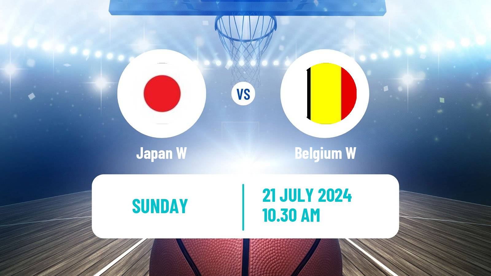 Basketball Friendly International Basketball Women Japan W - Belgium W
