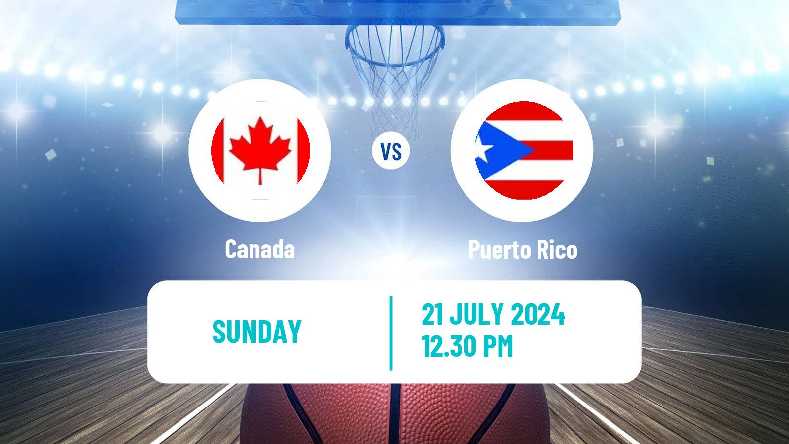 Basketball Friendly International Basketball Canada - Puerto Rico