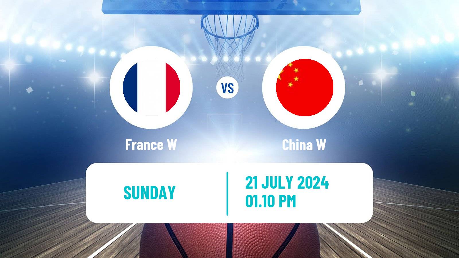 Basketball Friendly International Basketball Women France W - China W