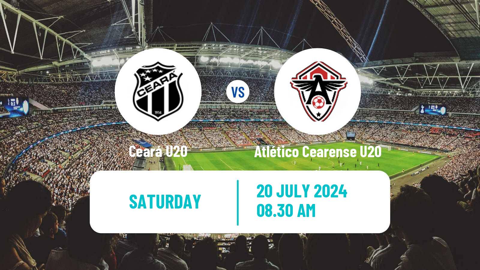 Soccer Brazilian Cearense U20 Ceará U20 - Atlético Cearense U20