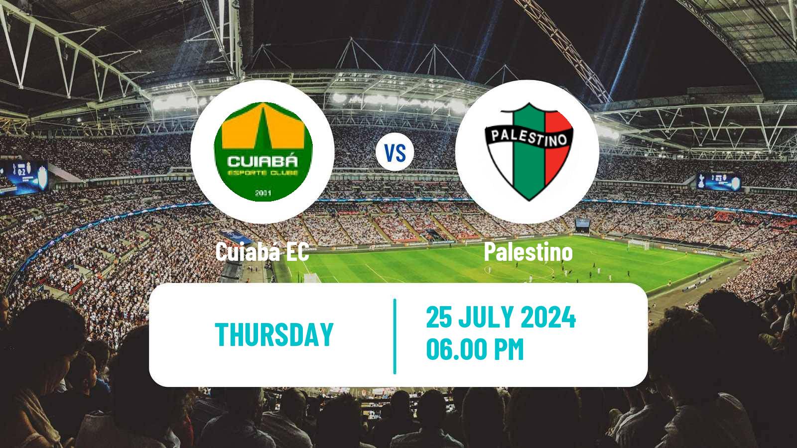 Soccer Copa Sudamericana Cuiabá - Palestino