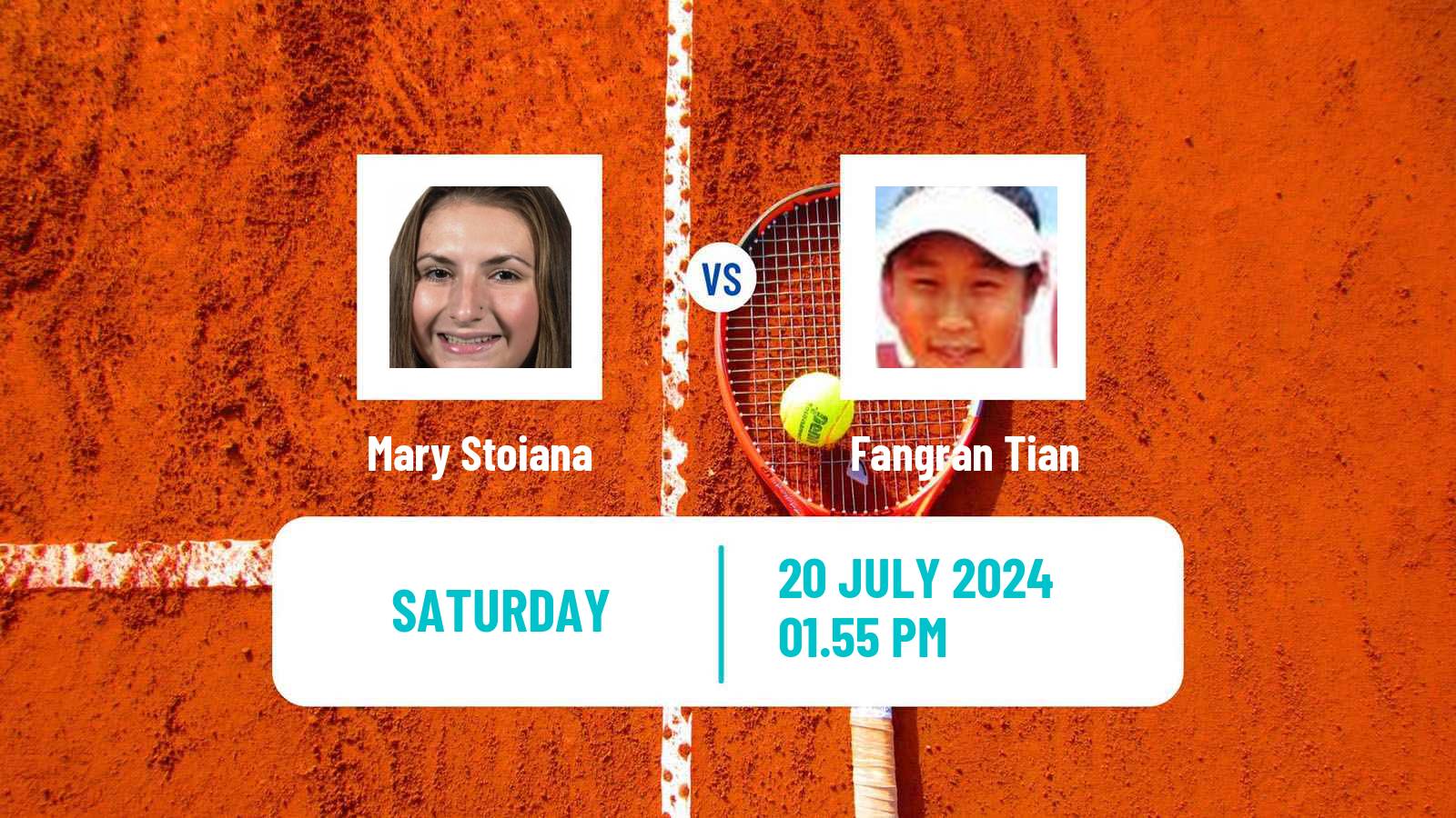 Tennis ITF W75 Evansville In Women Mary Stoiana - Fangran Tian