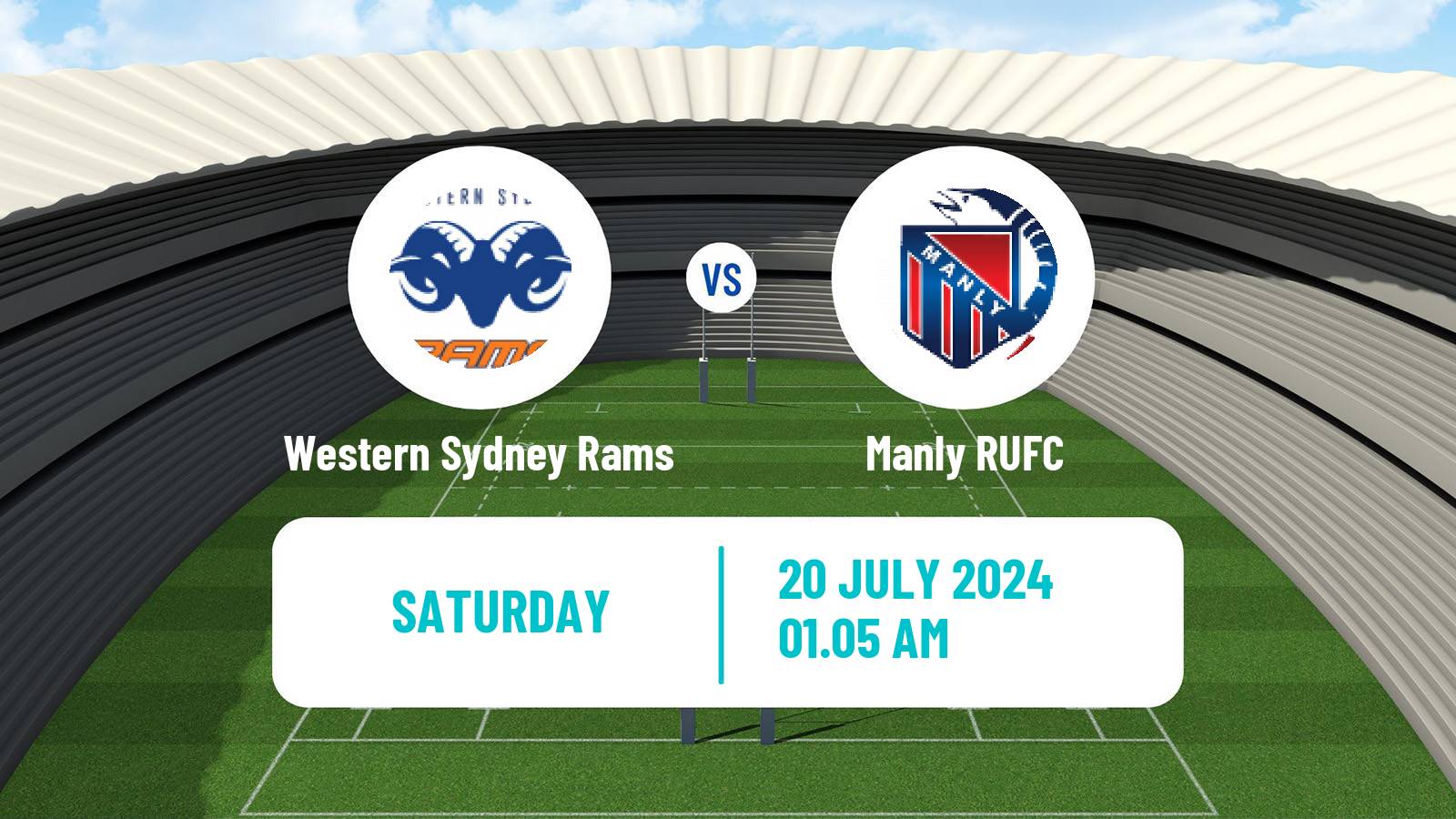 Rugby union Australian Shute Shield Western Sydney Rams - Manly