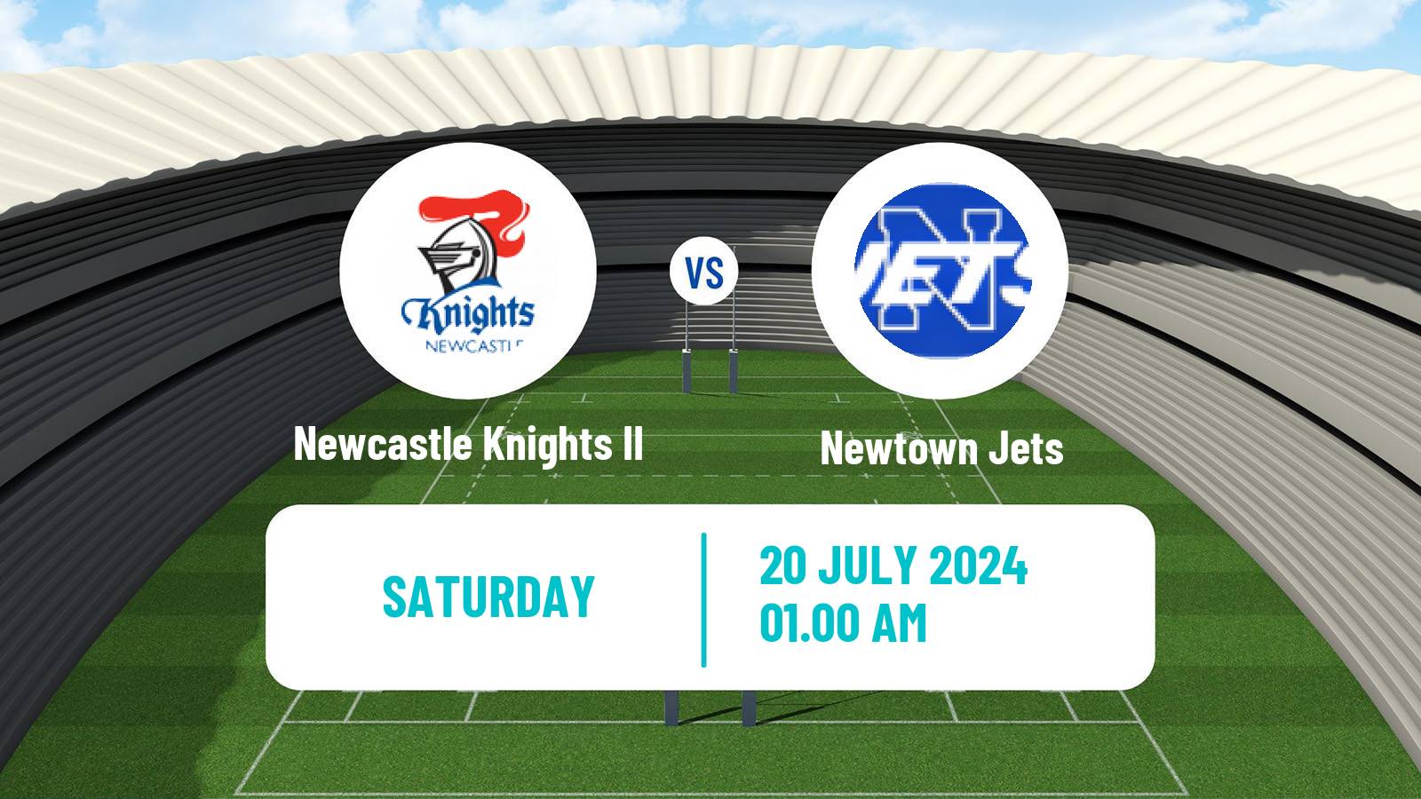 Rugby league Australian NSW Cup Newcastle Knights II - Newtown Jets