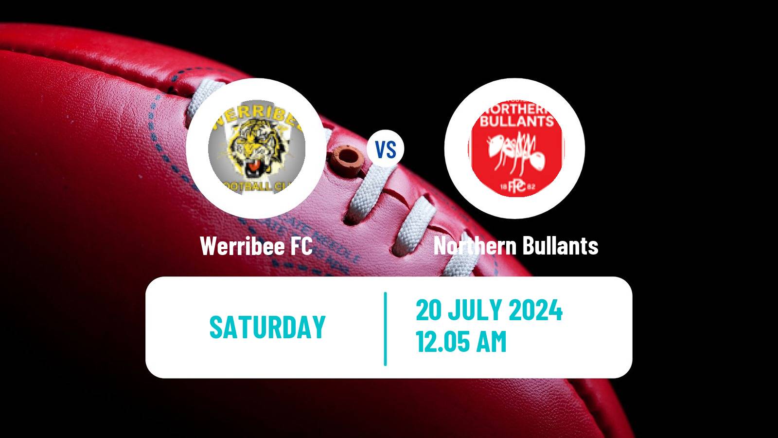 Aussie rules VFL Werribee - Northern Bullants