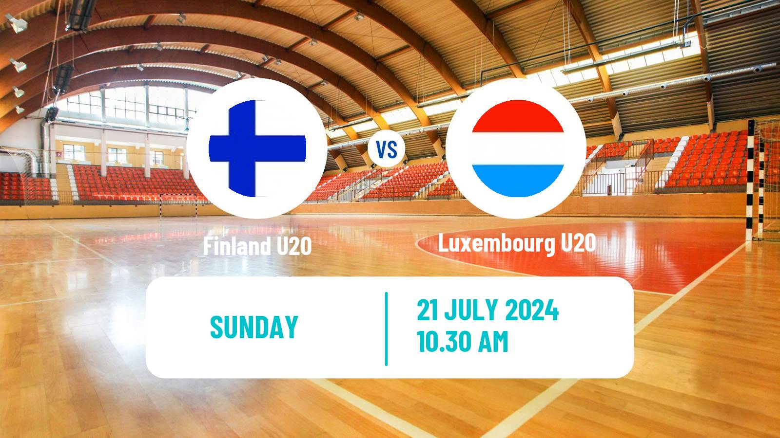 Handball European Championship U20 B Handball Finland U20 - Luxembourg U20