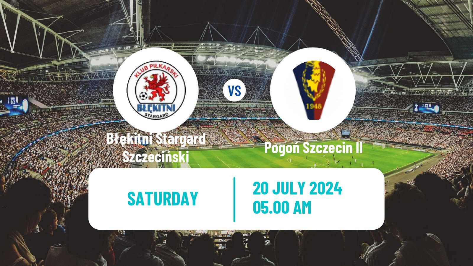 Soccer Club Friendly Błękitni Stargard Szczeciński - Pogoń Szczecin II