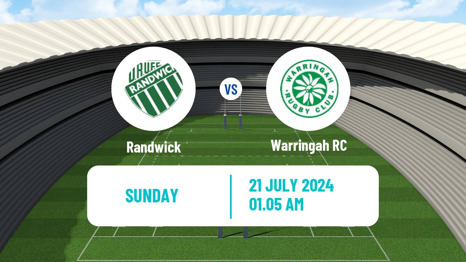 Rugby union Australian Shute Shield Randwick - Warringah