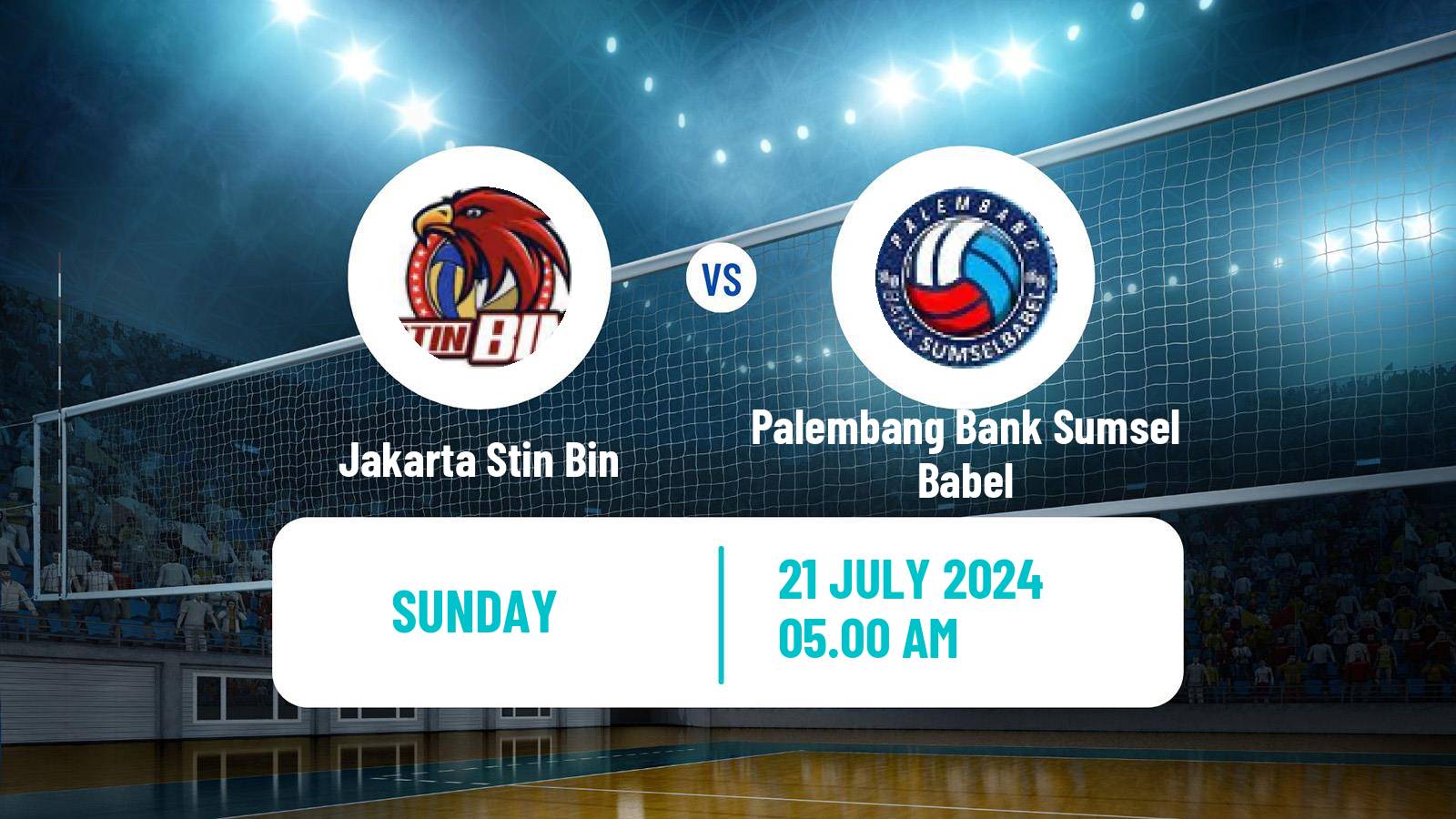 Volleyball Indonesian Proliga Volleyball Jakarta Stin Bin - Palembang Bank Sumsel Babel