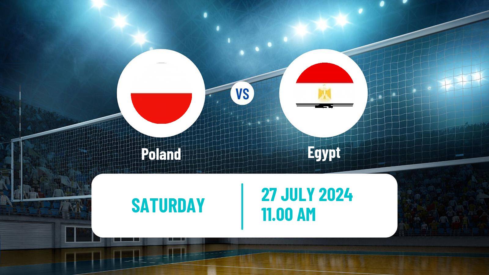 Volleyball Olympic Games - Volleyball Poland - Egypt