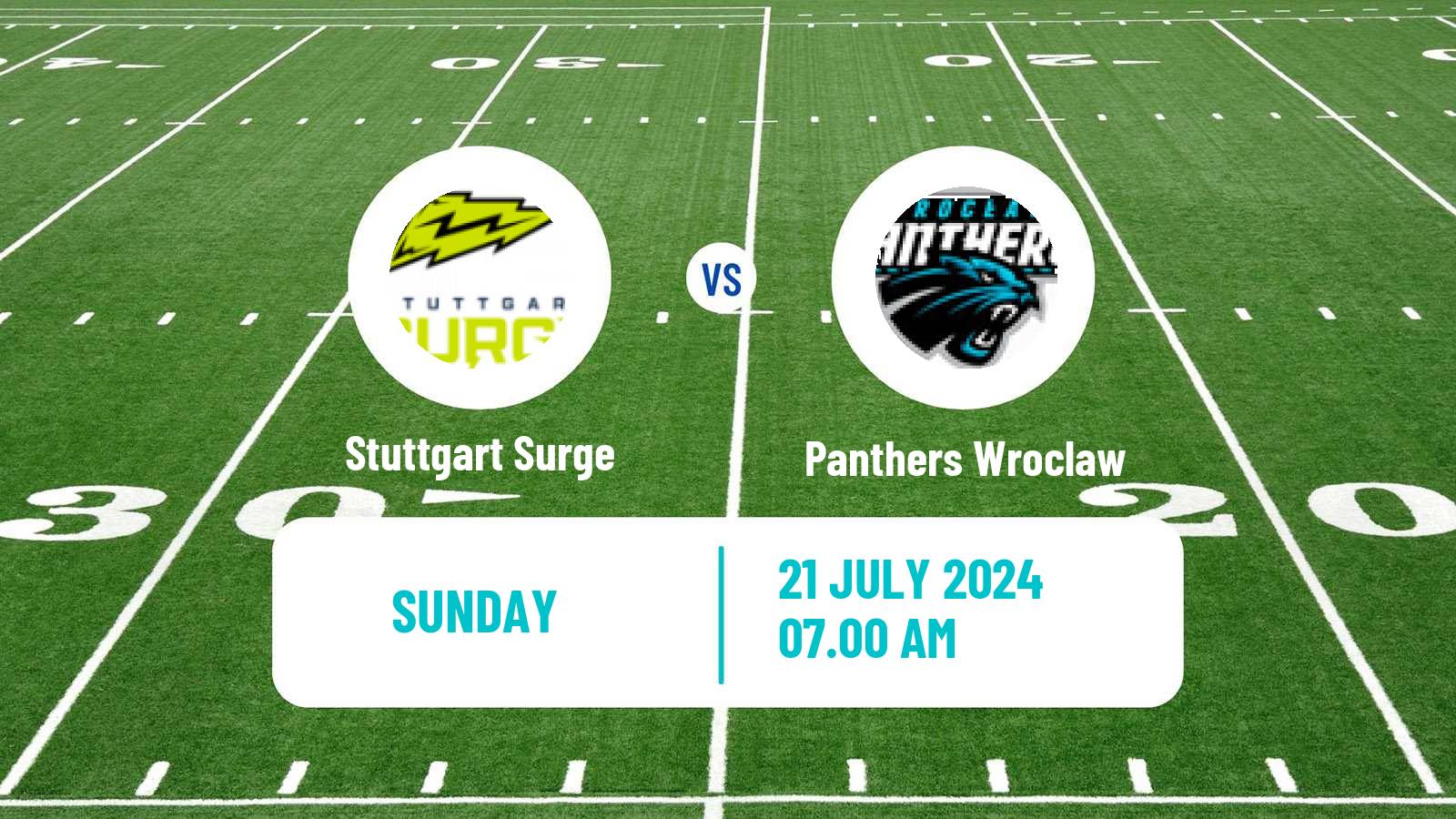 American football European League of American Football Stuttgart Surge - Panthers Wroclaw