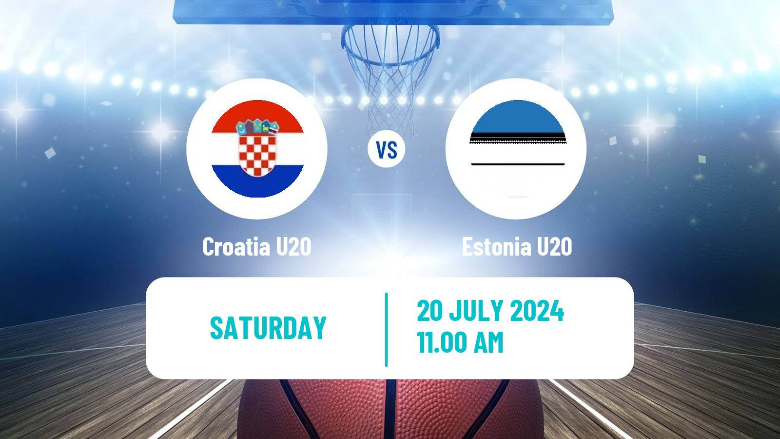 Basketball EuroBasket U20 B Croatia U20 - Estonia U20